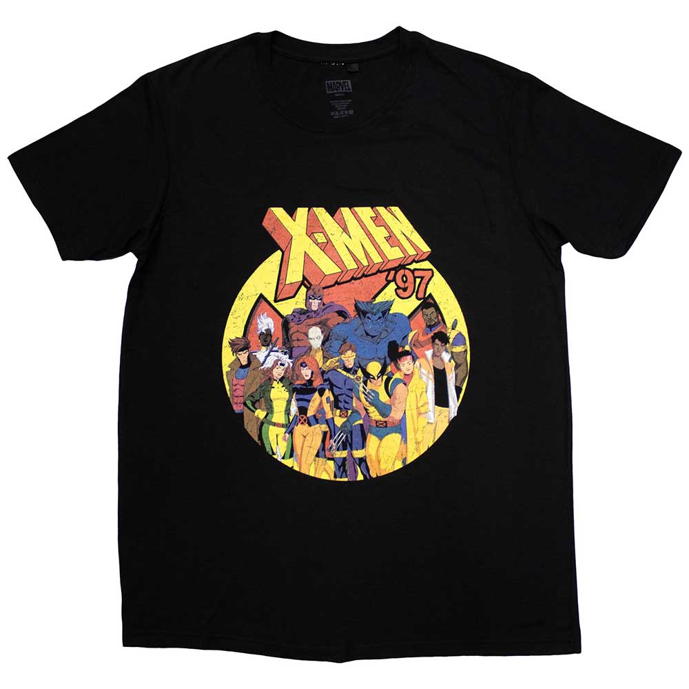 Marvel Comics T Shirt - X-Men '97 Assemble Circle | Buy Now For 19.99