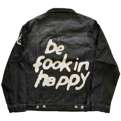 Yungblud Denim Jacket - Be Fooking Happy