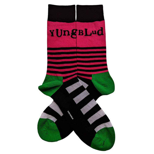 Yungblud Socks - Logo & Stripes