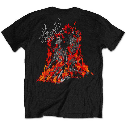 Yungblud T Shirt - Weird Flaming Skeletons