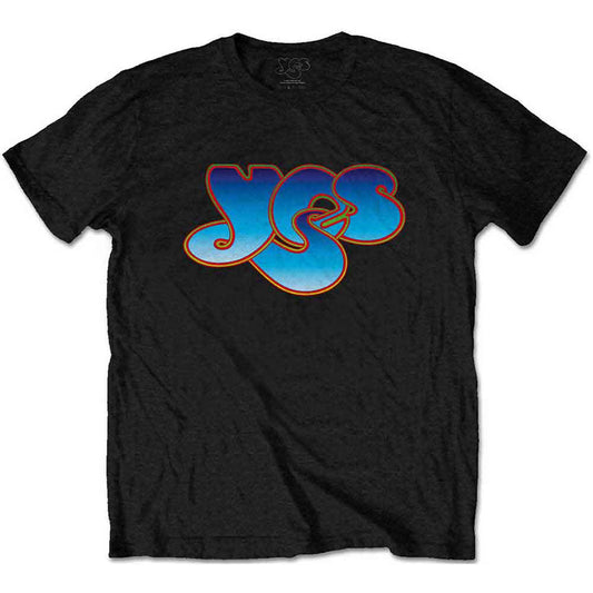Yes T Shirt - Classic Blue Logo