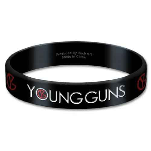 Young Guns Wrist Band - Rubber Gummy - Logo