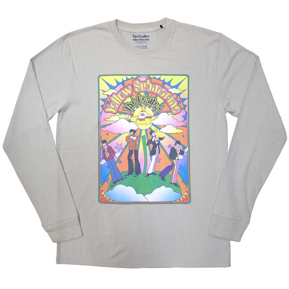 The Beatles Long Sleeve T Shirt - Yellow Submarine Tracklist
