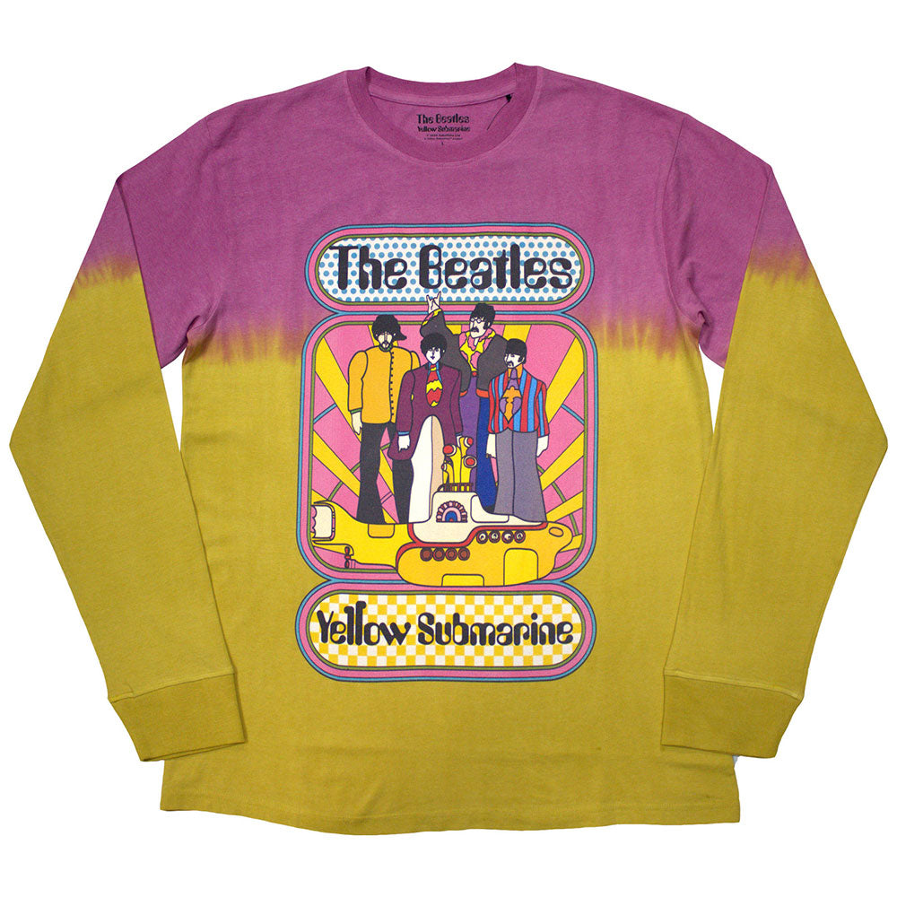The Beatles Long Sleeve T Shirt - Yellow Submarine Band Frame