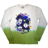 The Beatles Long Sleeve T Shirt - Yellow Submarine Heads Collage