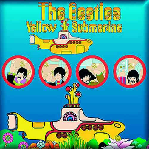The Beatles Fridge Magnets - UK Flag | Buy Now For 9.99