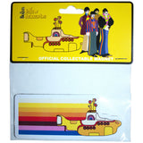 The Beatles Fridge Magnets - Yellow Submarine Coloured Stripes Embossed