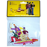 The Beatles Fridge Magnets - Yellow Submarine Band On Croc Embossed