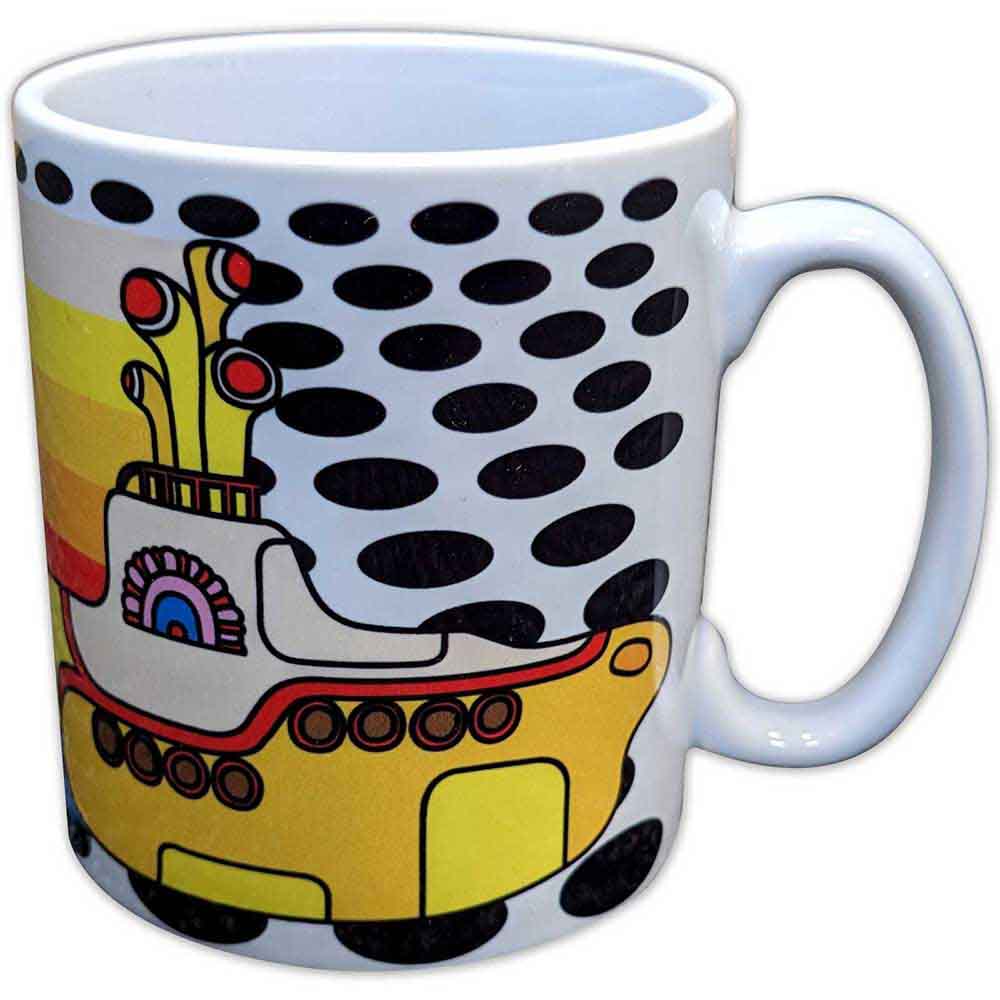 The Beatles Unboxed Mugs Std - Yellow Submarine Coloured Stripes