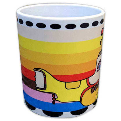 The Beatles Unboxed Mugs Std - Yellow Submarine Coloured Stripes