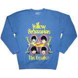 The Beatles Sweatshirt - Yellow Submarine Heads In Circles