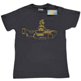 The Beatles T Shirt - Yellow Submarine Diamante