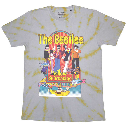 The Beatles T Shirt - Yellow Submarine Band & Fish