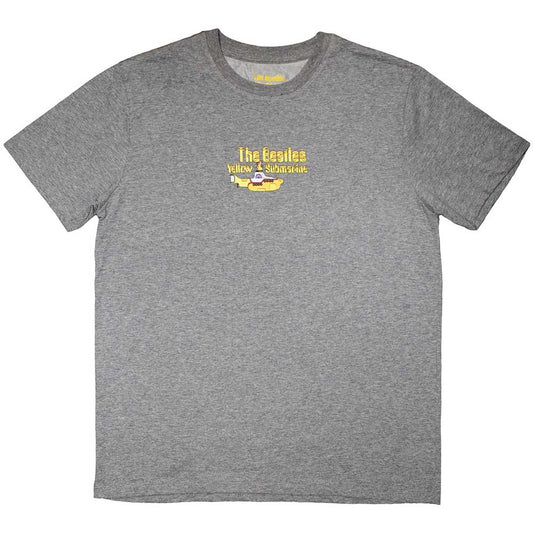 The Beatles T Shirt - Yellow Submarine Mini Sub & Logo