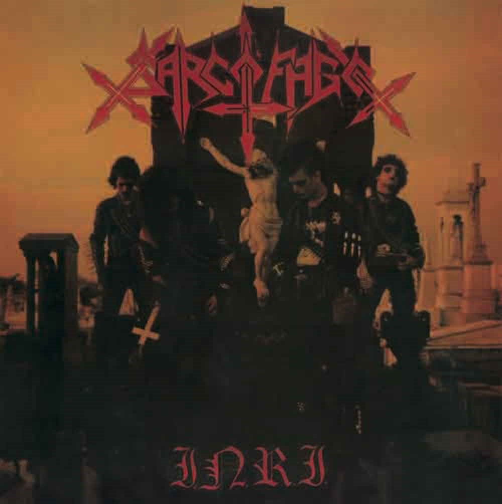 Sarcofago Music Cassette - Inri | Buy Now For 19.99