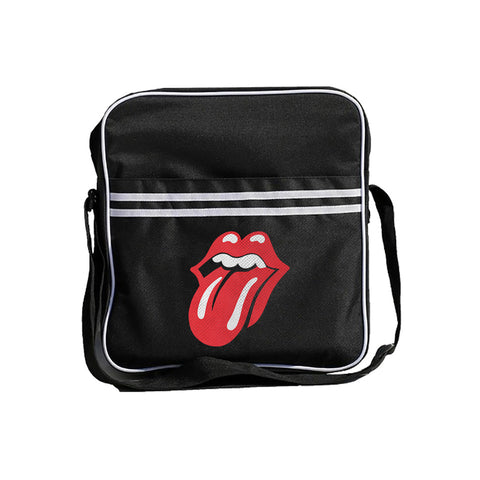 Rocksax The Rolling Stones Zip Top Messenger Record Bag - Classic Tongue