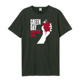 Green Day T Shirt - American Idiot Charcoal Amplified Vintage