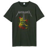 Metallica T Shirt - Frankenstein Guitar Amplified Vintage