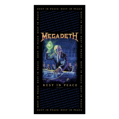 Rocksax Megadeth Towel - Rust In Peace | Buy Now For 34.99