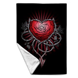 Rocksax X Alchemy Blanket - Devils Rose | Buy Now For 54.99