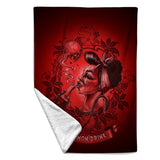 Rocksax X Alchemy Blanket - Demon Drink Red | Buy Now For 54.99