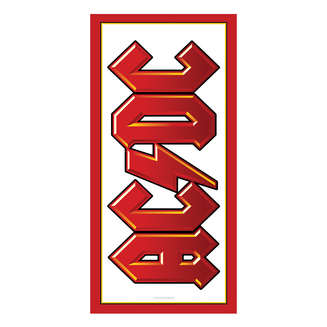 Rocksax AC/DC Beach Towel - Logo White | Buy Now For 34.99
