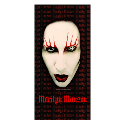 Rocksax Marilyn Manson Towel - Lips | Buy Now For 34.99