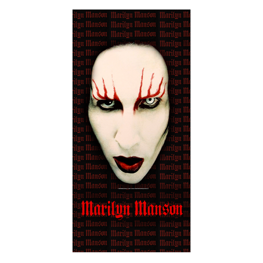 Rocksax Marilyn Manson Towel - Lips | Buy Now For 34.99