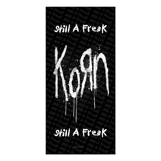 Rocksax Korn Towel - Still A Freak Black | Buy Now For 34.99