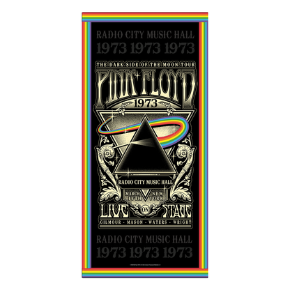Rocksax Pink Floyd Beach Towel - Live 73 | Buy Now For 34.99