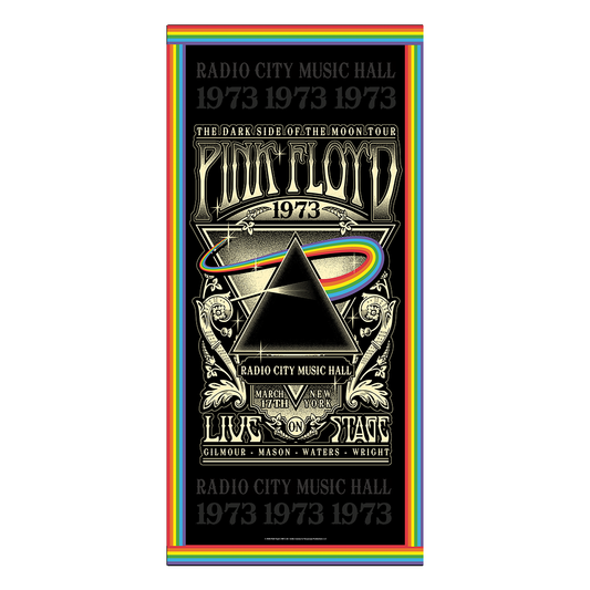 Rocksax Pink Floyd Beach Towel - Live 73 | Buy Now For 34.99