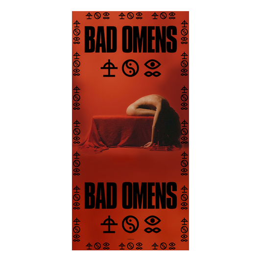 Rocksax Bad Omens Beach Towel - Omens 3 | Buy Now For 34.99