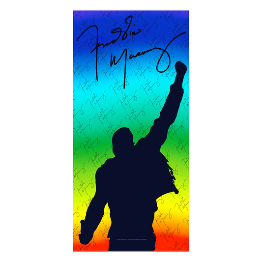 Rocksax Freddie Mercury Beach Towel - Signiture | Buy Now For 34.99