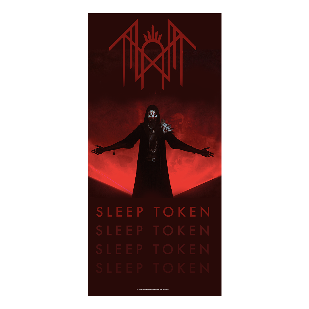 Rocksax Sleep Token Beach Towel - Red Vessel | Buy Now For 34.99