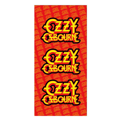 Rocksax Ozzy Osbourne Beach Towel - Logo Red | Buy Now For 34.99