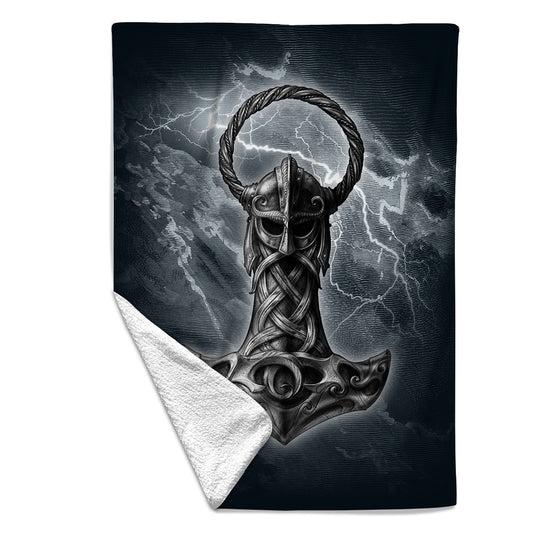 Rocksax X Alchemy Blanket - Mjolnir Hammer | Buy Now For 54.99
