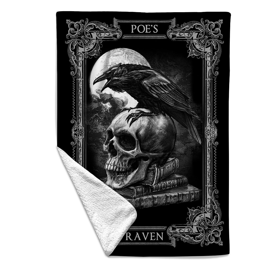 Rocksax X Alchemy Blanket - Poes Raven | Buy Now For 54.99