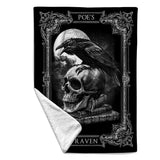Rocksax X Alchemy Blanket - Poes Raven | Buy Now For 54.99