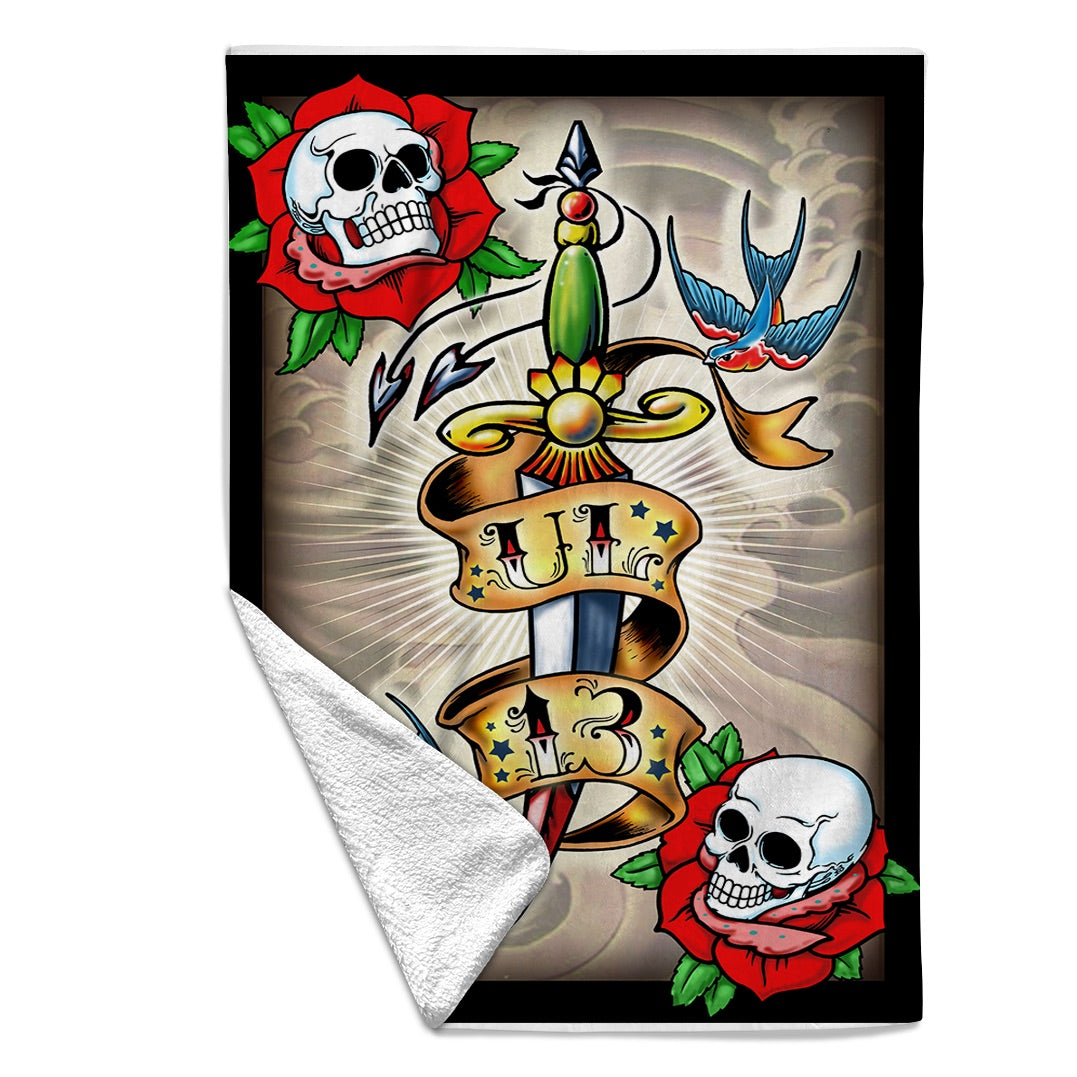 Rocksax X Alchemy Blanket - Dagger | Buy Now For 54.99