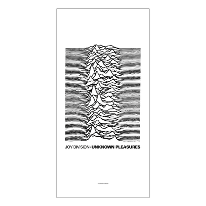 Rocksax Joy Division Towel - Unknown Pleases White | Buy Now For 34.99