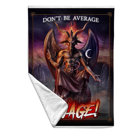 Rocksax X Alchemy Blanket - Baphomet | Buy Now For 54.99