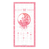 Rocksax Sleep Token Beach Towel - Summoning White | Buy Now For 34.99
