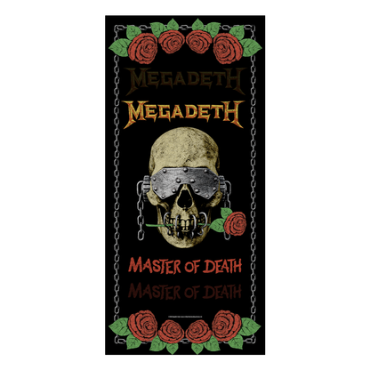 Rocksax Megadeth Towel - Masters of Death | Buy Now For 34.99