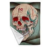 Rocksax X Alchemy Blanket - Live Life Skull | Buy Now For 54.99