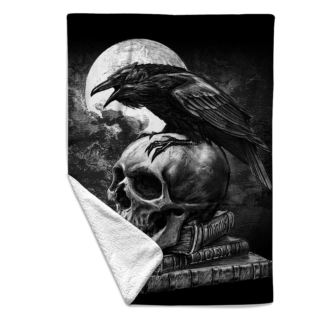 Rocksax X Alchemy Blanket - Poe's Raven | Buy Now For 54.99