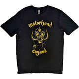 Motorhead T Shirt - England Classic Gold
