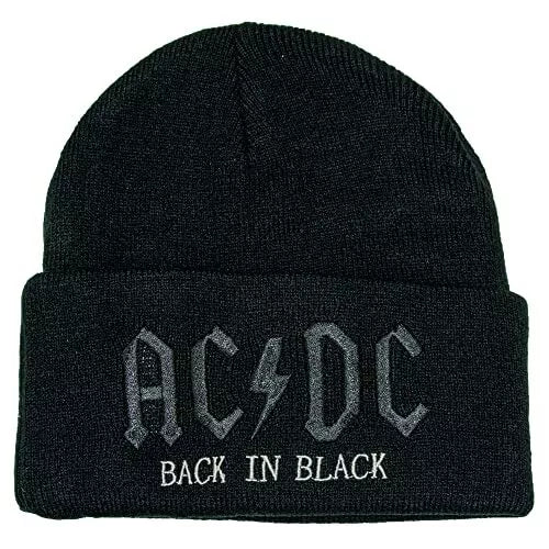 AC/DC Amplified Beanie - Back In Black
