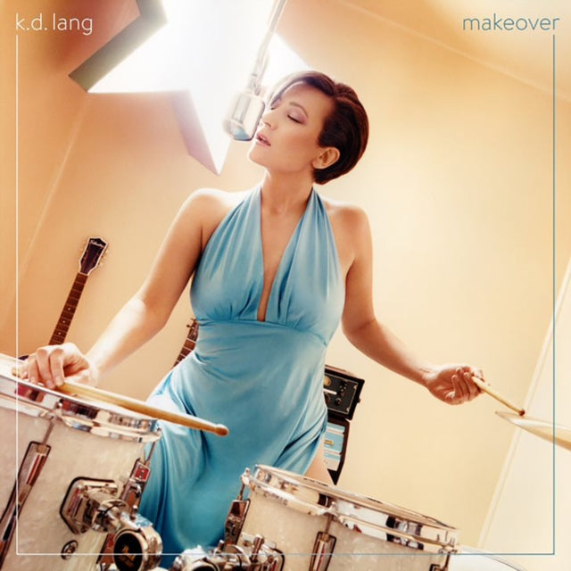 K.D. Lang LP Vinyl Record - Makeover (Transparent Turquoise Vinyl)