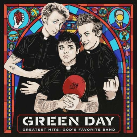 Green Day LP Vinyl Record - Greatest Hits: Gods Favourite Band