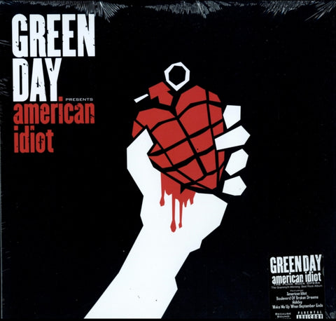 Green Day LP Vinyl Record - American Idiot (+Poster)